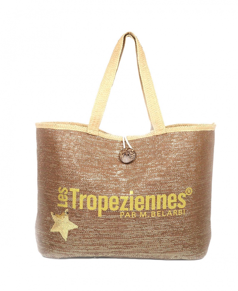 Sac shopping Les Tropeziennes PANAMA Marron Femme|ISTQ-18960734